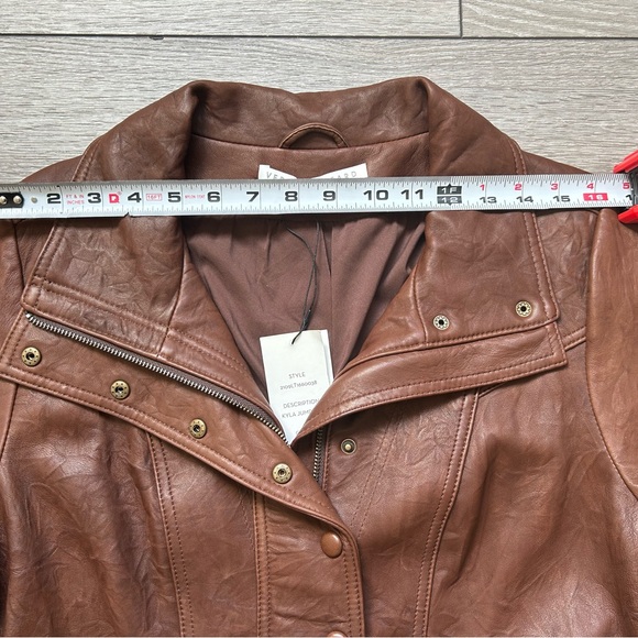 Brown leather jumpsuit Veronica Beard - Picture 6 of 14